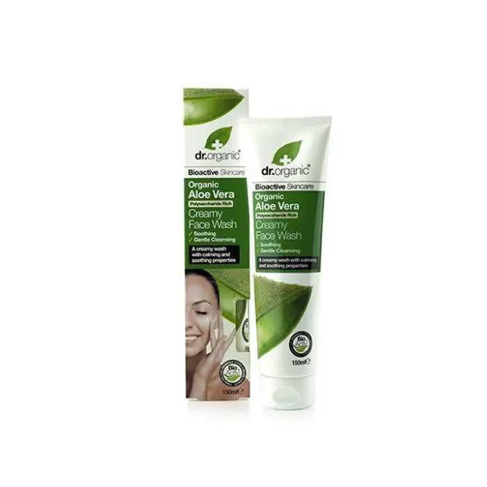 Experience-the-Art-of-Skincare-with-Dr-Organic-Aloe-Vera-Cream-Face-Wash Jag Couture Beauty