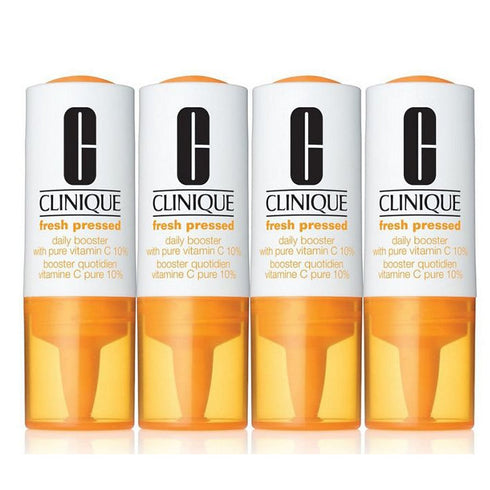 Clinique Fresh Pressed Daily Booster With Pure Vitamin C 4x8.5ml Jag Couture Beauty