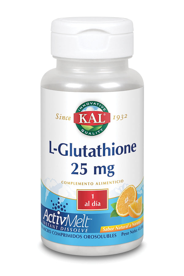 Kal L-Glutation 25 Mg 90 Comp Sublingulaes Naranja Jag Couture Beauty