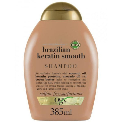 Ogx Brazilian Keratin Hair Shampoo 385ml - Jag Couture Beauty