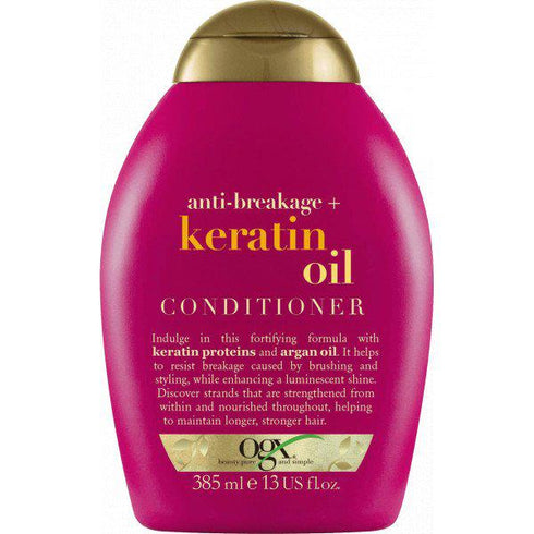 Ogx Keratin Oil Anti-Breakage Hair Conditioner 385ml Jag Couture Beauty