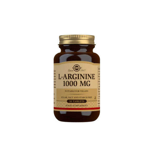 Solgar L-Arginine 1000 mg Tablets - Pack of 90 - Jag Couture Beauty