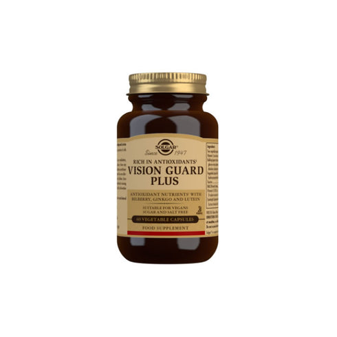 Solgar Vision Guard Plus Vegetable Capsules - Pack of 60 - Jag Couture Beauty