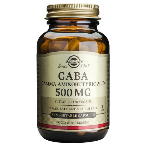 Solgar Gaba 500mg 50 Capsules - Jag Couture Beauty