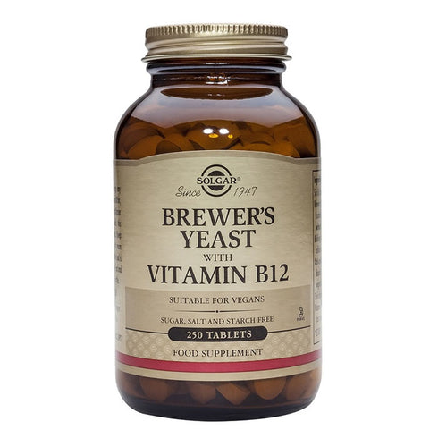 Solgar Brewer's Yeast Vitamin B12 250 Tablets - Jag Couture Beauty