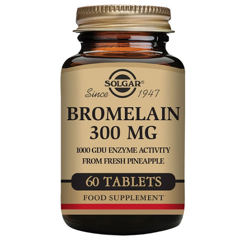 Solgar Bromelain 300mg 60 Capsules - Jag Couture Beauty