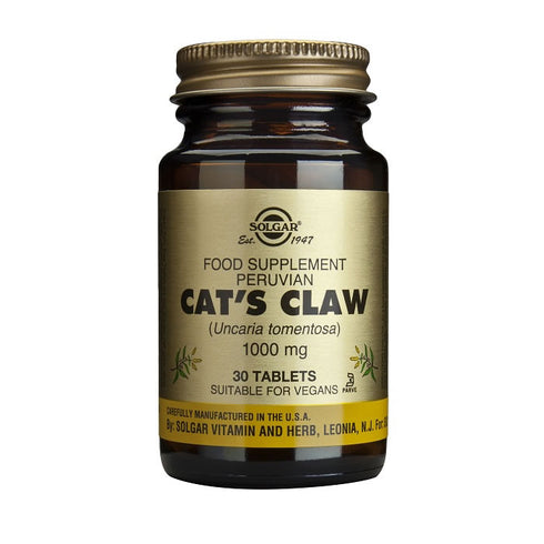 Solgar Cat's Claw 30 Tablets - Jag Couture Beauty