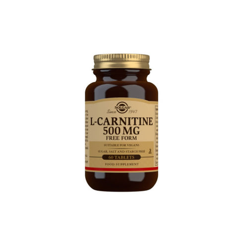 Solgar L-Carnitine 500 mg Tablets - Pack of 60 - Jag Couture Beauty