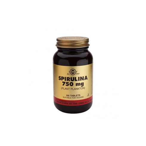Solgar Slg Spirulina 750mg 80 Capsules - Jag Couture Beauty