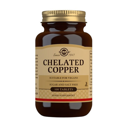 Solgar Chelated Copper 100 Tablets Jag Couture Beauty