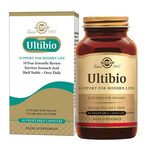 Solgar Ultibio 20 Billion Microorganisms 30 Capsules - Jag Couture Beauty