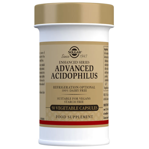 Solgar AcidoPhilus Advanced 50 Capsules - Jag Couture Beauty
