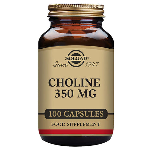 Solgar Choline 350mg 100 Capsules Jag Couture Beauty