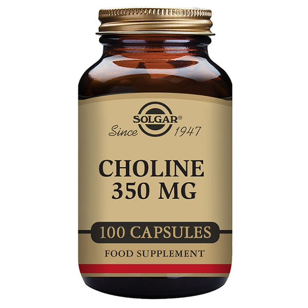 Solgar Choline 350mg 100 Capsules Jag Couture Beauty