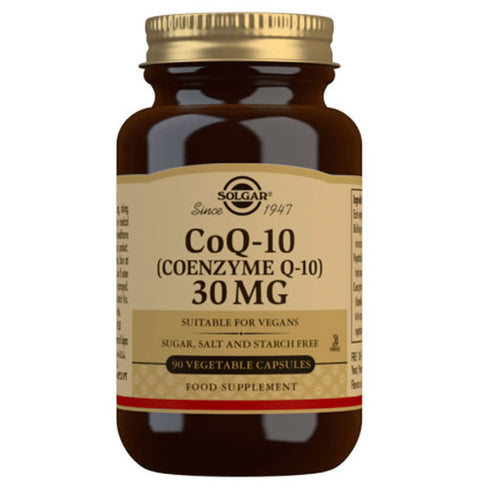 Solgar Coenzyme Q-10 30mg 90 Capsules - Jag Couture Beauty