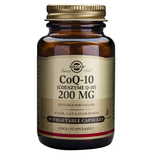 Solgar Coenzyme Q-10 200mg 30 Capsules - Jag Couture Beauty