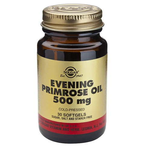 Solgar Evening Primrose Oil 500mg 30 Softgels - Jag Couture Beauty