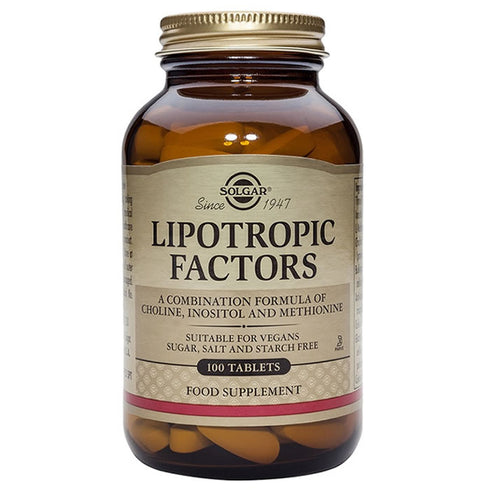 Solgar Lipotropics 100 Tablets - Jag Couture Beauty