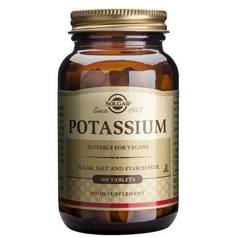 Solgar Potassium Gluconate 100 Tablets - Jag Couture Beauty