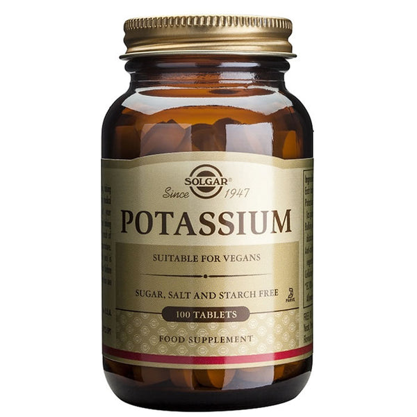 Solgar Potassium Gluconate 100 Tablets - Jag Couture Beauty