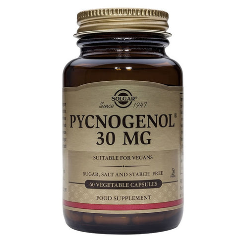 Solgar Pycnogenol 30mg 60 Capsules - Jag Couture Beauty