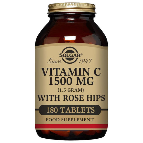 Solgar Vitamin C 1500mg 180 Tablets Jag Couture Beauty