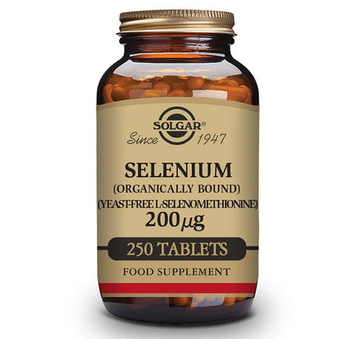 Solgar Selenium 200µg 250 Tablets - Jag Couture Beauty