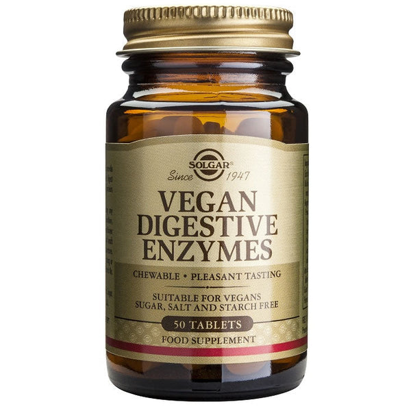 Solgar Vegan Digestive Enzymes 50 Tablets Jag Couture Beauty