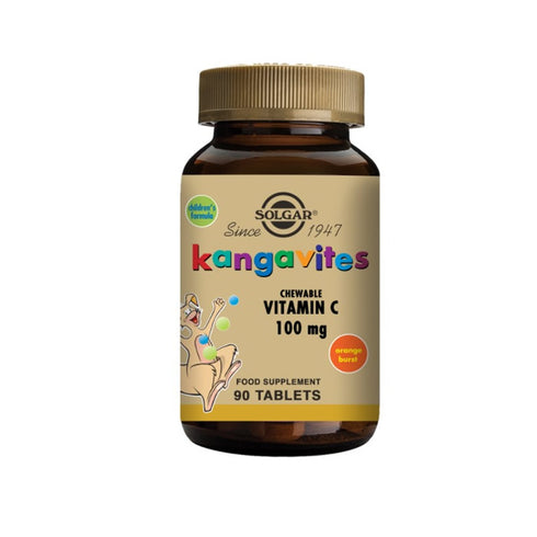 Solgar Kangavites Vitamin C 100mg 90 Tablets Chewable - Jag Couture Beauty