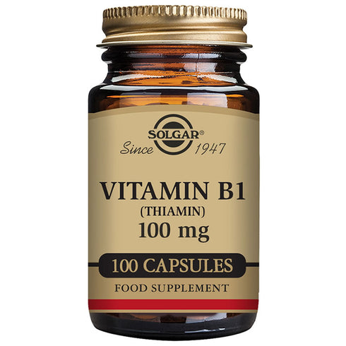 Solgar Vitamin B1 100mg 100 Capsules - Jag Couture Beauty
