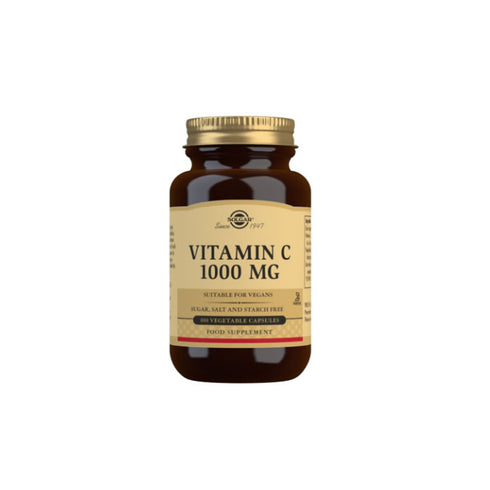Solgar Vitamin C 1000 mg Vegetable Capsules - Pack of 100 - Jag Couture Beauty