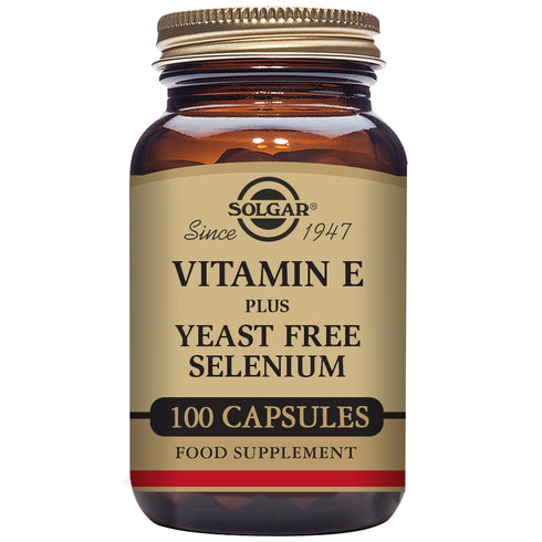 Solgar Vitamin E With Selenium 100 Capsules - Jag Couture Beauty