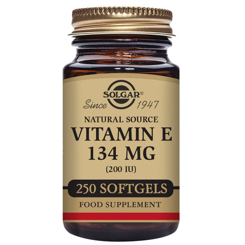 Solgar Vitamin E 134mg 200 IU 250 Softgels - Jag Couture Beauty