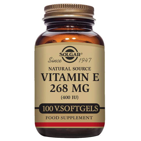 Solgar Vitamin E 400 IU 100 V.Softgels - Jag Couture Beauty