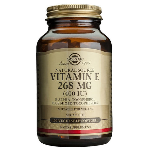 Solgar Vitamin E 268mg 400 IU 50 Pearls - Jag Couture Beauty