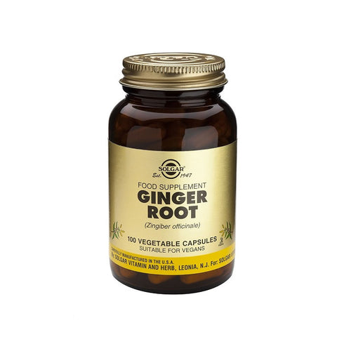 Solgar Ginger 100 Capsules - Jag Couture Beauty