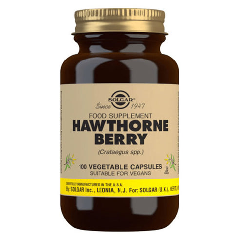 Solgar Hawthorn 100 Capsules - Jag Couture Beauty
