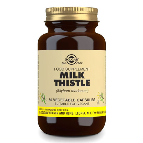Solgar Milk Thistle 50 Capsules - Jag Couture Beauty