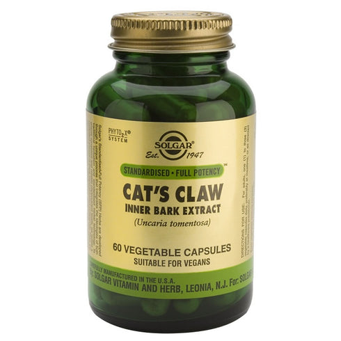 Solgar Cat's Claw Bark SPF 60 Capsules - Jag Couture Beauty