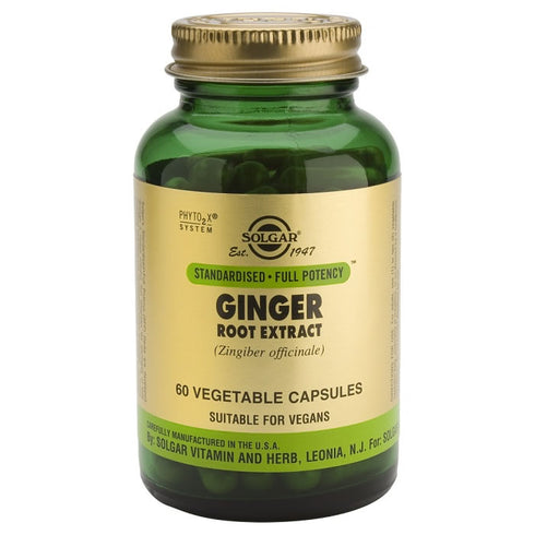 Solgar Spf Ginger Root 60 Capsules - Jag Couture Beauty