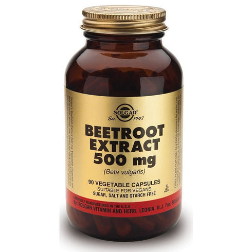 Solgar Beetroot 500mg (Beta Vulgaris) 90 Capsules - Jag Couture Beauty