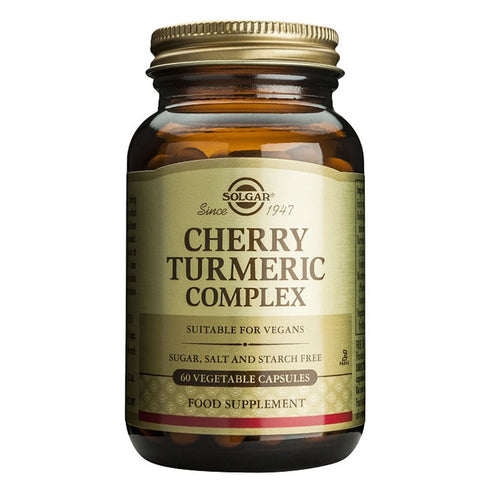Solgar Cherry & Turmeric Complex 60 Capsules - Jag Couture Beauty