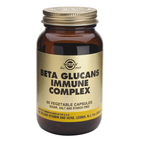 Solgar Beta Glucans Immune Complex 60 Capsules - Jag Couture Beauty