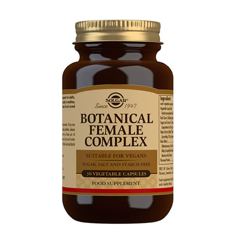 Solgar Botanical Female Complex 30 Capsules - Jag Couture Beauty