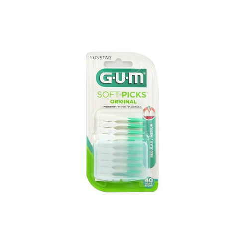Sunstar Gum Soft Picks Regular Cleaner 40 Pcs - Jag Couture Beauty