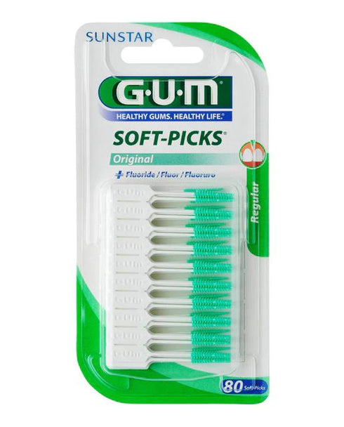 Sunstar Gum Soft-Picks Original With Regular Fluoride 80 Units