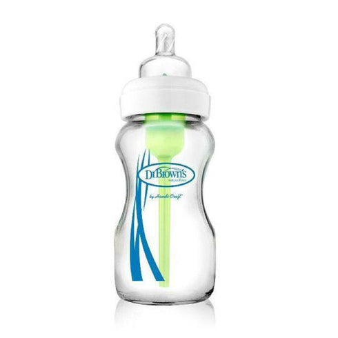 Dr. Brown's Crystal Wide Mouth Bottle 270 ml Jag Couture Beauty