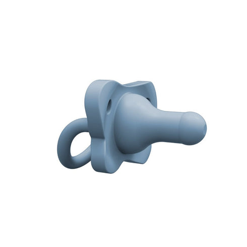 Dr.Brown's Silicone Soother One-Piece 0-6 M Blue Jag Couture Beauty