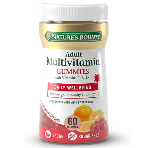 Nature's Bounty Multivitamin Adult 60 Gummies - Jag Couture Beauty