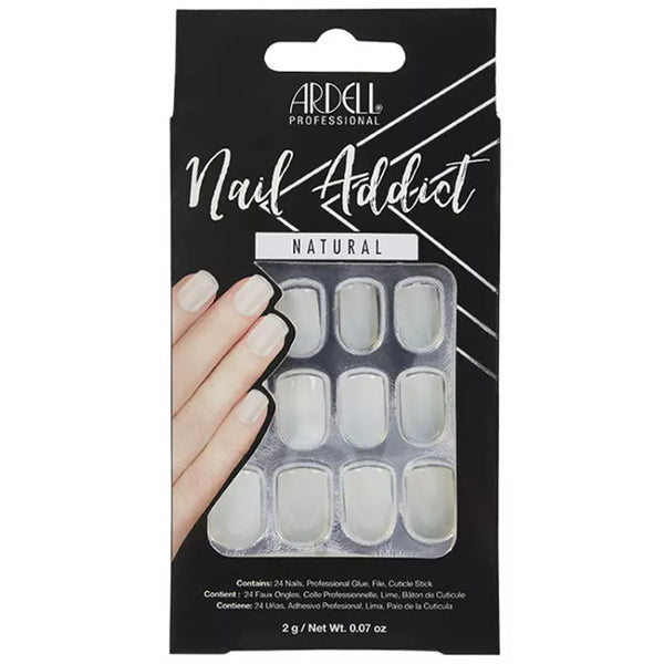 Ardell Nail Addict Natural Squared False Nails Jag Couture Beauty